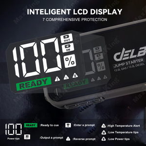 6000A высококачественный автомобильный аккумулятор, пусковой источник питания 12 В, аварийный источник питания автомобиля, мобильный источник питания, автомобильный скачок - Product Image 6