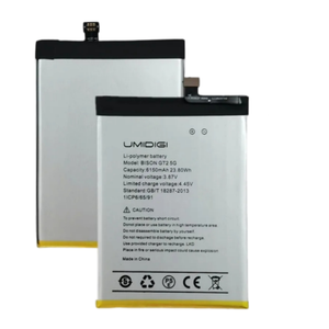 Batterie de remplacement pour Umidigi Bison GT2 Pro GT2 5G GT2 Pro 5G BISON GT2 5G 6150mAh 23.8Wh 3.87V Li-Polymère Vente en gros - Product Image 1