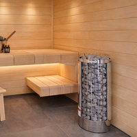 Chauffe-sauna extérieur Harvia 18 kW 240 V avec panneau de commande numérique pour utilisation en extérieur