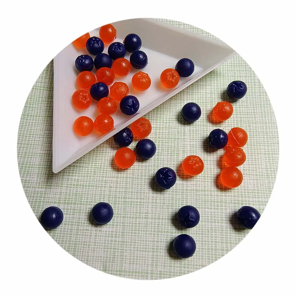 6mm buah mini blueberry kecil warna biru plastik cocok katak realistis mainan pendidikan anak Dini