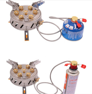 Vendite dirette della fabbrica fornello butano a sette stelle da campeggio stufa a <span class=keywords><strong>gas</strong></span> ad alta potenza da campeggio all'aperto - Product Image 5