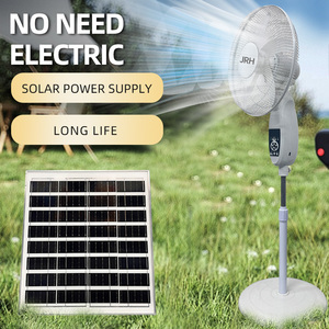 Popular Emergency Stand <b>Fan</b> Mobile Phone Charging Outdoor Household Adjustable Height Rechargeable Solar <b>Remote</b> LED Battery - Product Image 2