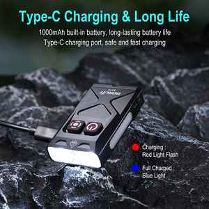 Boruit Ev15 vòng chìa khóa ngọn đuốc ánh sáng tầm xa mạnh mẽ clip trên túi USB 1000 lumen nhỏ có thể sạc lại đèn pin với UV 365nm - Product Image 5