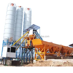 Factory Price Small Concrete Plant 25m3/h Mobile ready mix concrete plant batching