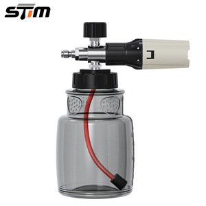 Lavadora de Autos a Presión de Acero Inoxidable con Boquilla de Espuma de 1000 ml y Chorro Ajustable - Product Image 1