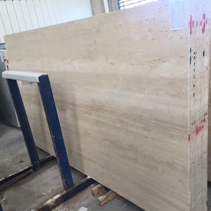 Baldosas de Mármol Travertino Blanco Marfil Moderno Goldtop, con Agujeros sin Rellenar, Travertino Natural Pulido, Revestimiento de Pared para Villas, Suelos Pulidos - Product Image 6