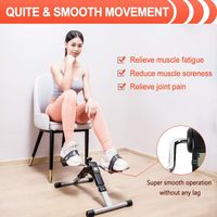Mini vélo d'exercice pliable pour bras, jambes et pieds, idéal pour la rééducation, la maison ou le bureau, pour personnes âgées