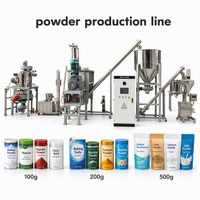 Industriële Moringa Kruidenpoeder Productielijn Stofvrije Toevoer Vacuümtransport Bandmengbak Automatische Verpakkingslijn