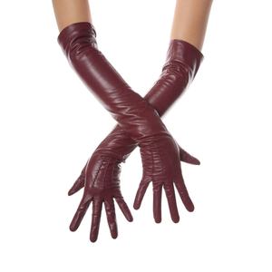 Moufles d'hiver pour femmes Mode pour femmes en cuir véritable Décoration de conduite-Gants pour fille Gants en cuir du Pakistan - Product Image 5