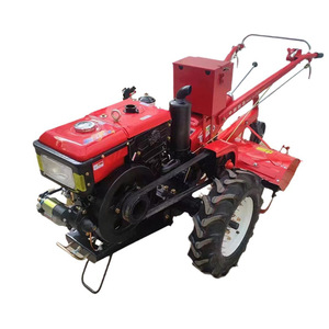 Tractor de un solo eje con microarado, motor 2WD, multifuncional, rojo, para uso agrícola - Product Image 3