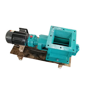 Válvula de descarga rotativa de montaje lateral con reductor y motor para sistema transportador de minería de cemento - Product Image 5