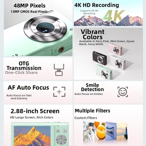 กล้องดิจิตอล DLC Wholesale DC402AF 4K ราคาโรงงาน โฟกัสอัตโนมัติ 64MP กล้องวิดีโอบล็อก 16X ซูม กล้องวิดีโอพกพา ระดับมืออาชีพ - Product Image 5