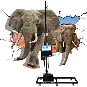 Machine d'impression murale et de sol personnalisable 2 en 1, imprimante murale UV 3D, imprimante verticale deux en un, jet d'encre - Product Image 1