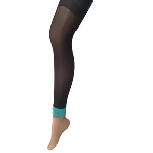 Coxa alta meia-calça elástica meninas leggings seda meias collants sexy babados meias leggings para as mulheres