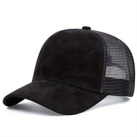 Gorras de Béisbol y Trucker para Hombre, Personalizadas con Logotipo Bordado en 3D, de Malla y Gamuza, de 5 Paneles, Ajustables, de Alta Calidad, al por Mayor