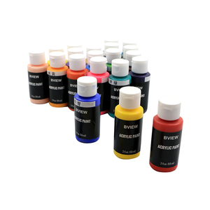 Bview Art 20 <span class=keywords><strong>colori</strong></span> bottiglie da 60 ml vernice acrilica a base d'acqua <span class=keywords><strong>con</strong></span> finitura opaca a base d'acqua - Product Image 5