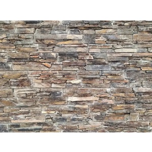 Z รูปธรรมชาติแยกใบหน้ากระดานชนวนหิ้งหินผนังภายนอกแผงหินสนิมกระดานชนวนกระเบื้องทำด้วยมือ - Product Image 5