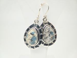 Pendientes de Plata de Ley 925 con Piedra Natural K2, Hechos a Mano, Joyería de Diseño para Mujer, Venta al por Mayor, Estilo Boho Étnico, Pendientes de Cristal - Product Image 4