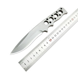 Coltello a lama fissa Full Tang in acciaio D2 con manico in acciaio inossidabile, di grado industriale, OEM per caccia, campeggio, autodifesa, con fodero Kydex - Product Image 2