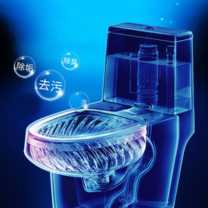 Bâtonnet nettoyant pour toilettes 150 ml, désodorisant automatique avec bulle bleue pour une fraîcheur durable et l'élimination des tartres - Product Image 1