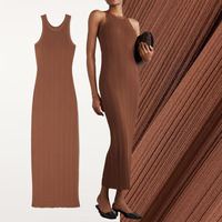 Robe de soirée décontractée pour femmes fabricant de vêtements HL vente en gros de robe pull en tricot coupe ajustée d'été robe longue élégante avec logo personnalisé