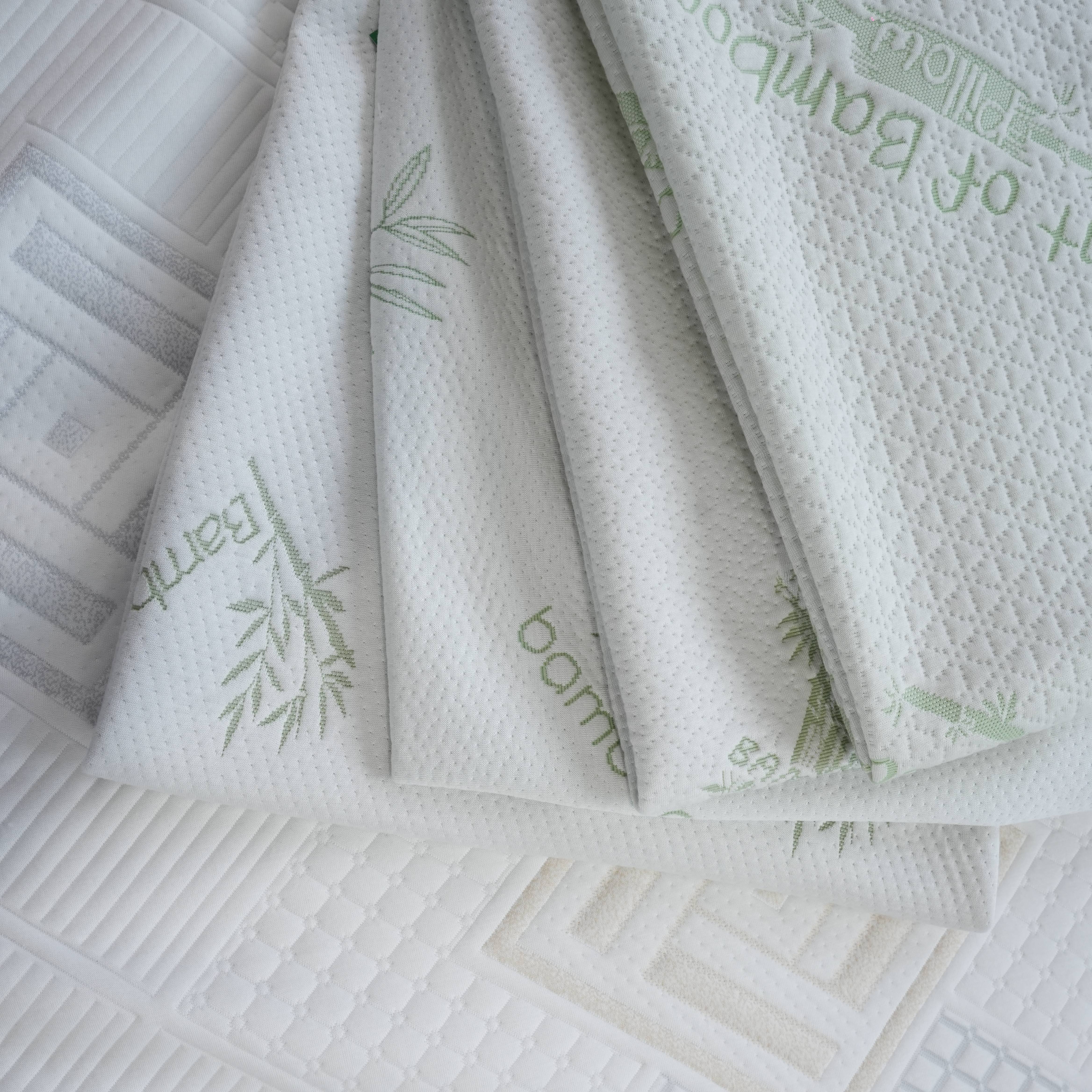 Bamboo Mattress Fabric Soft Custom Jacquard Breathable Home Textiles 260g Fabric for Mattress