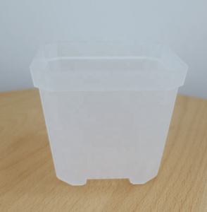 กระถางปลูกไม้อวบน้ำแบบพลาสติกใส,กระถางกระบองเพชรสีสันสดใสทรงสี่เหลี่ยมขนาดเล็กสำหรับงานสวน - Product Image 2