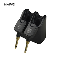 Système de monitoring d'écouteurs sans fil M-VAVE 5,8 GHz le plus récent, rechargeable, 1 émetteur et 1 récepteur, modes de fonctionnement sans perte D