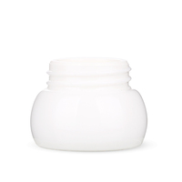 Pot cosmétique vide de forme unique 5g, blanc, mignon, pour vernis à ongles