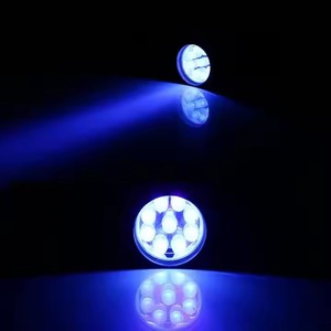 Portable Black Light <strong>UV</strong> <strong>Flashlight</strong> with 9 LED 395nm Ultraviolet Detector Small Emergency Use Pet Urine Stain Detector - Product Image 6
