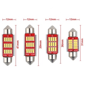 Usine meilleure vente feston 4014 12SMD 31mm 36mm 39mm 41mm voiture LED ampoule <span class=keywords><strong>C5W</strong></span> pour voiture intérieur nouvel état pour lampe de lecture - Product Image 2