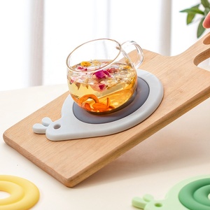 Sous-plat en silicone motif escargot de dessin animé, résistant à la chaleur, écologique, tapis de cuisine souple <span class=keywords><strong>pour</strong></span> casseroles et tasses - Product Image 3