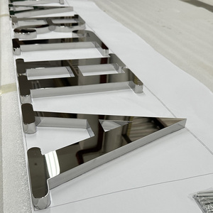 Insegna Pubblicitaria Retroilluminata <span class=keywords><strong>in</strong></span> Acciaio Inox Personalizzata, Lettere LED 3D per Esterni per <span class=keywords><strong>Nomi</strong></span> di Supermercati - Product Image 4