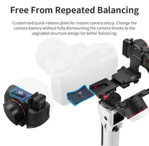 HOSHI <span class=keywords><strong>Crane</strong></span> <span class=keywords><strong>M3</strong></span> Pro 3-Axis Handheld Gimbal Estabilizador - Product Image 5