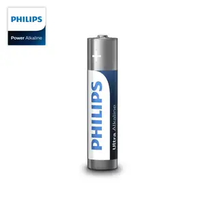 Las baterías ultra alcalinas AAA, de larga duración, son adecuadas para todos los aparatos de drenaje medio a alto de PHILIPS