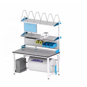 Table de travail avec étagère en <span class=keywords><strong>bois</strong></span> durable pour le travail du <span class=keywords><strong>bois</strong></span>, film de protection pour <span class=keywords><strong>console</strong></span> 2026, montage pratique - Product Image 4