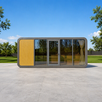 Maisonnette Modulaire Préfabriquée Apple Container avec Salle de Bain Entièrement Finie, Garantie 1 An, Solutions de Design Graphique pour Hôtels