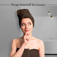 Serviettes en coton marron anti-décoloration personnalisables avec logo, écologiques, pour salons de coiffure, de beauté, de manucure et de spa