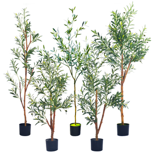 Olive artificielle avec Fruits éclatants et feuilles épaisses pour décoration d'hôtel et cérémonie - Product Image 6