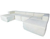 Ensemble de canapés modulaires et confortables en tissu polyester à compression sous vide Canapés Camas Meubles de salon Canapé modulaire Canapé moderne