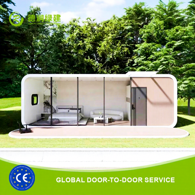 Windproof Heavy Duty Apple Cabin Pod with Integrated Air Conditioner and Lighting for Backyard Studio and Creative Room High Pro