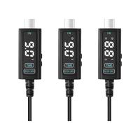 Câble de charge rapide à tension réglable DC 5V 12V 20V USB/Type-C vers DC 5.5*2.5MM Convient aux modems optiques, routeurs et ordinateurs portables