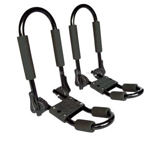 Portaequipajes plegable para kayak estilo <span class=keywords><strong>J</strong></span> negro, portaequipajes para canoa con soporte para apilador de kayak, equipo para deportes acuáticos - Product Image 1
