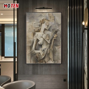 Ritratto Dipinto a Mano su Tela HOTEN HT-00297 per Arredamento Interno, Personalizzato e Moderno - Product Image 4