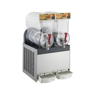 Großhandel Ice Slush Machine Kommerzielle Herstellung Slushy Maker Double Tanks Slush Machine