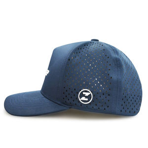 Casquette de sport perforée découpée au laser avec logo personnalisé, respirante, à séchage rapide, imperméable, style Melin - Product Image 4
