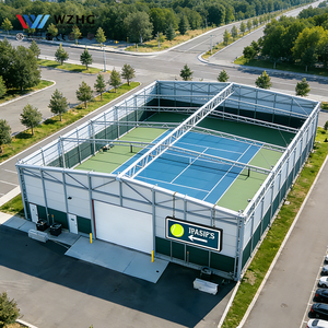 Estructura Metálica de Acero en Forma de I para Construcción de Canchas de Tenis, Resistente a la Intemperie, Galvanizada, Vida Útil de 50 Años, Fábrica Certificada ISO9001 - Product Image 1