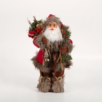 Poupées de Noël debout rouge-brun de 30/45/60 cm, très vendues, pour la décoration de Noël