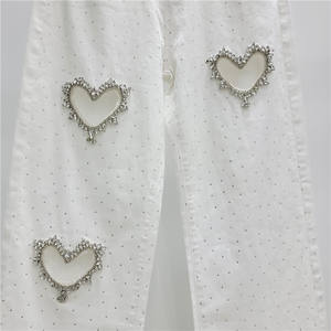 الوافدون الجدد البضائع الدنيم فضفاضة عالية الخصر ممزق جينز مستقيم الساق واسعة صديقها السراويل الجينز للنساء - Product Image 6