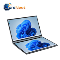 Portátil CoreNest de 14 Pulgadas con Pantalla Táctil Dual, Intel Core I7 1270P, Teclado Magnético, para Oficina y Negocios